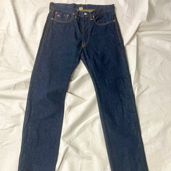 RRL New Unworn Straight Fit Once-Washed Selvedge Jeans 31 x 32 NWT Ralph… - Picture 1 of 6